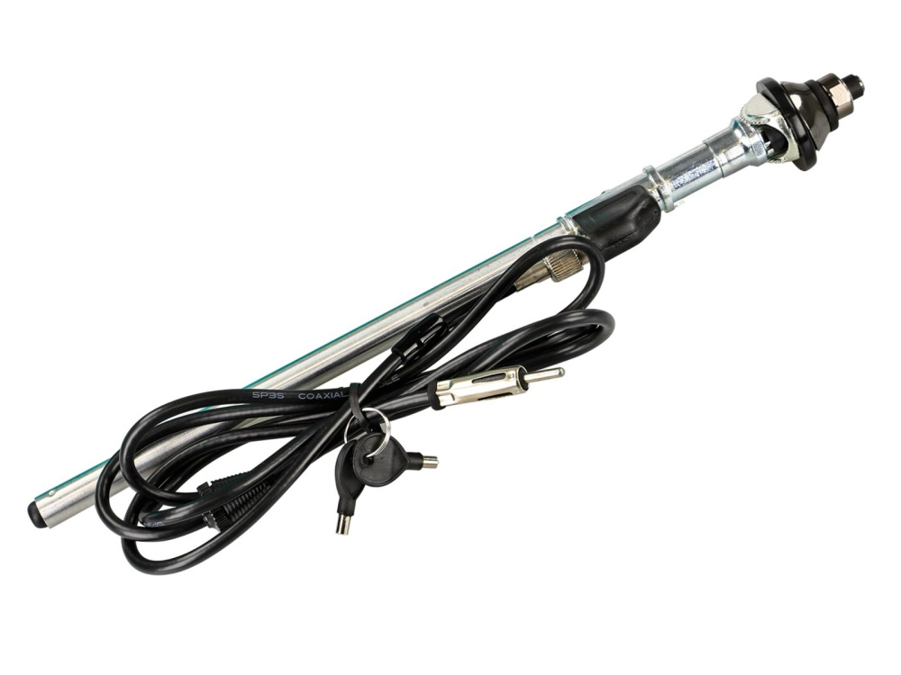 Teleskopantenne AM/FM universal, krom