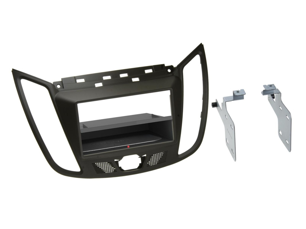 Facia-plate 2-DIN INBAY Ford C-MAX/Kuga, mørkebrun
