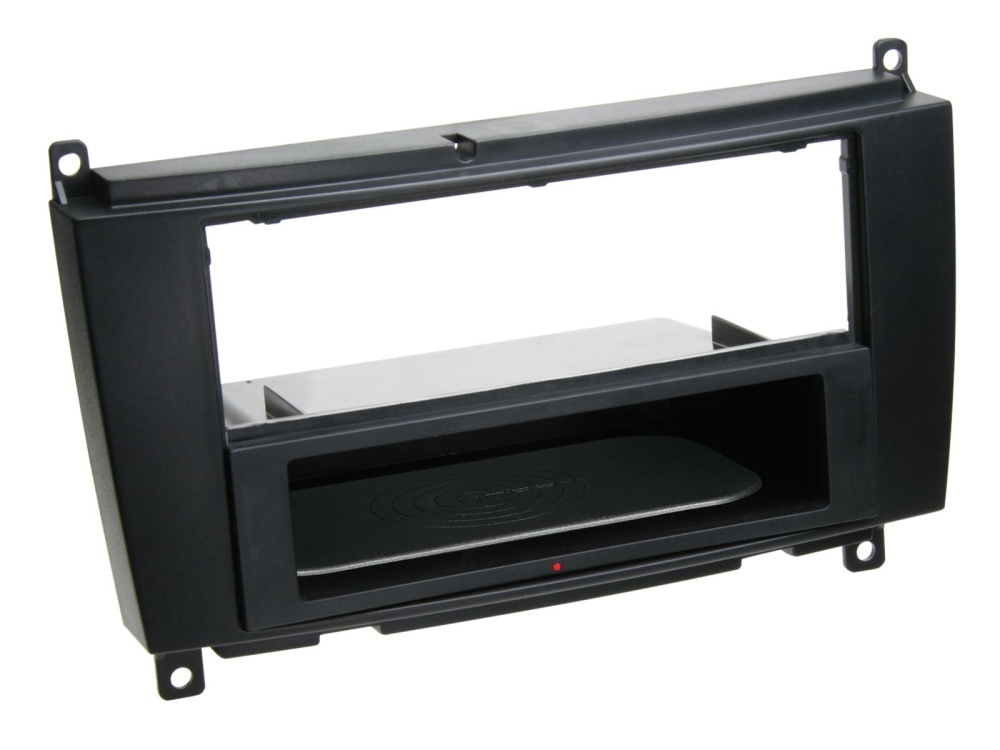 Monteringsramme 1-DIN INBAY Mercedes CLK, svart