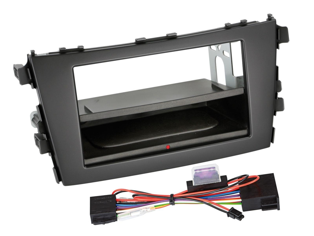 Monteringsramme 2-DIN Suzuki Celerio, svart