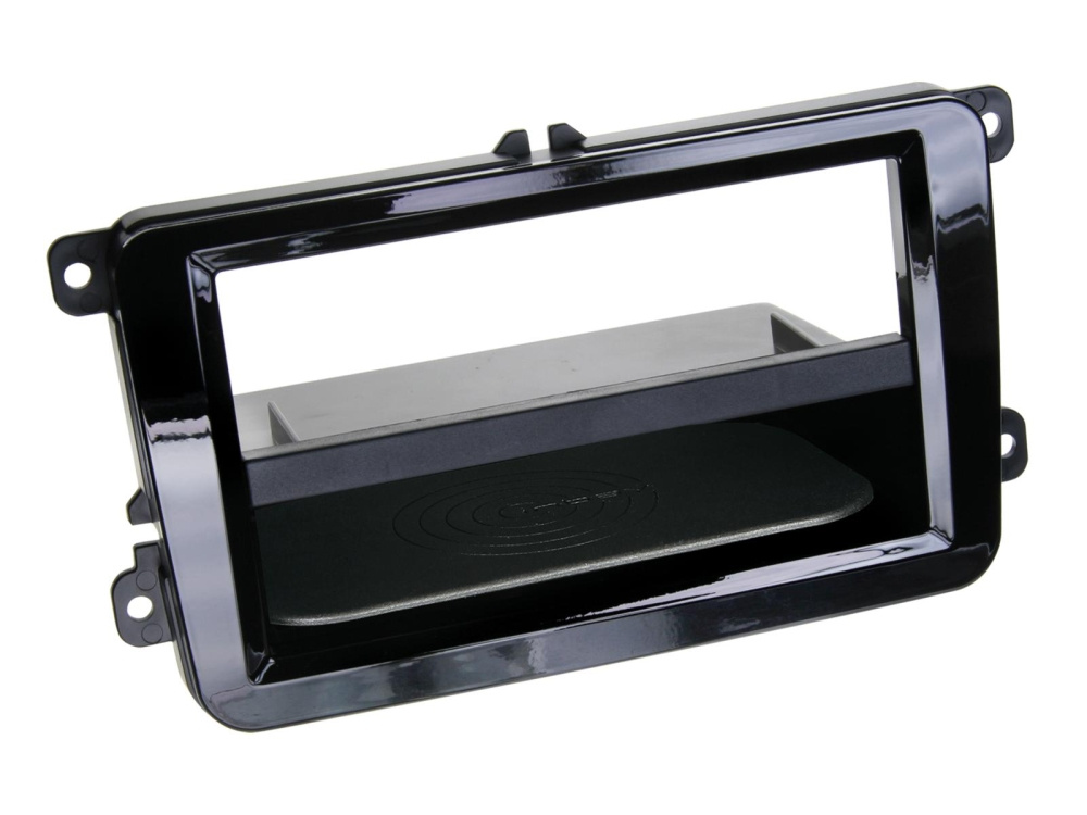 ACV Monteringsramme 2-DIN Seat/Skoda/VW, piano svart