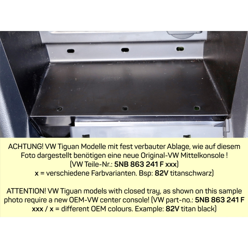 INBAY® Pocket VW Tiguan 15W, 05/2016-05/2021