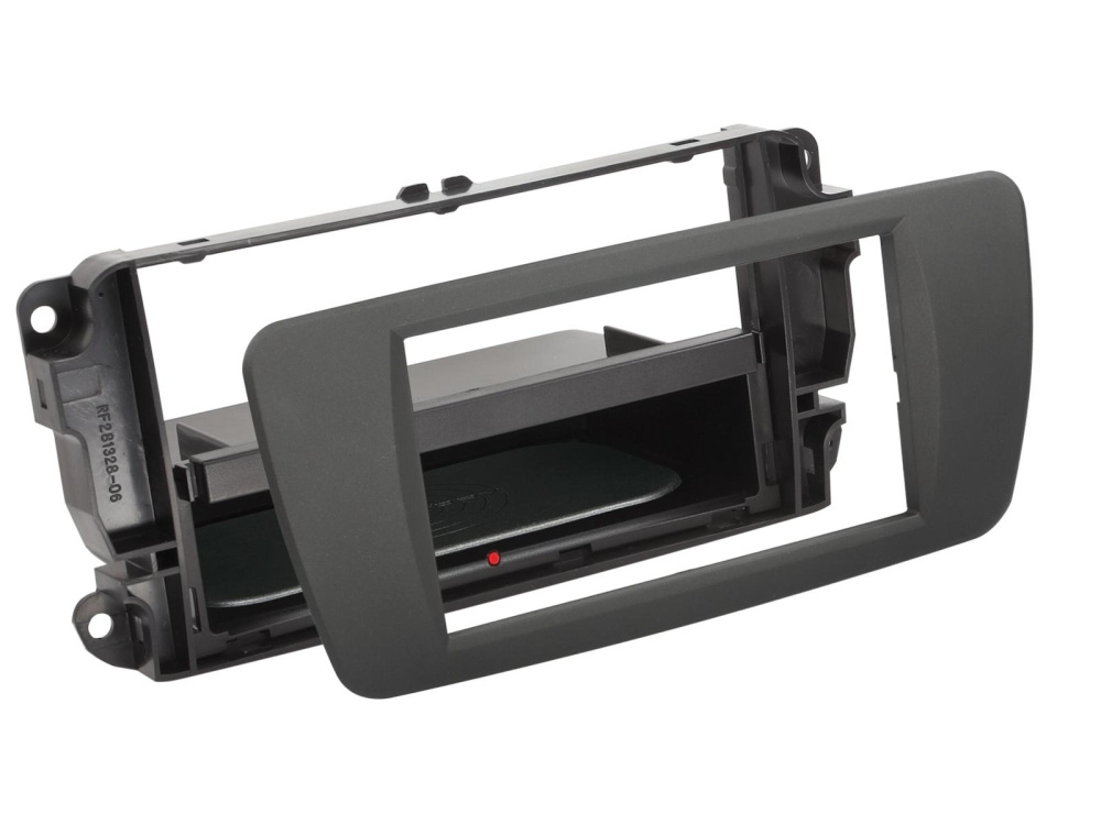 Facia-plate 2-DIN INBAY Seat Ibiza, tuam grå