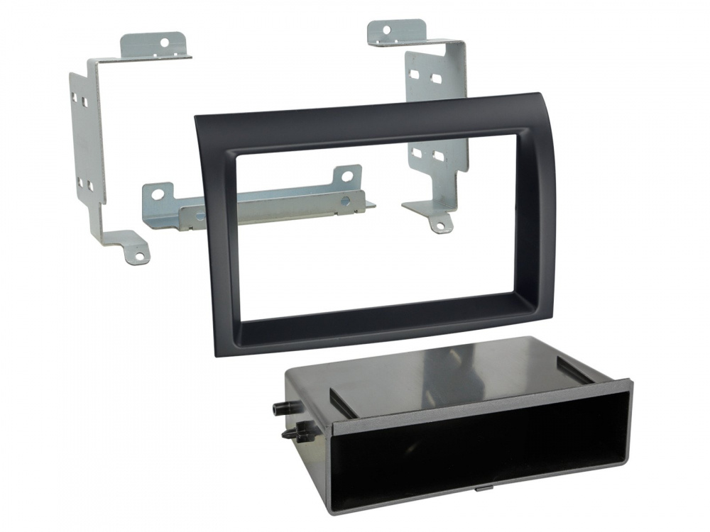 Monteringsram 1-DIN med prylfack Fiat Ducato