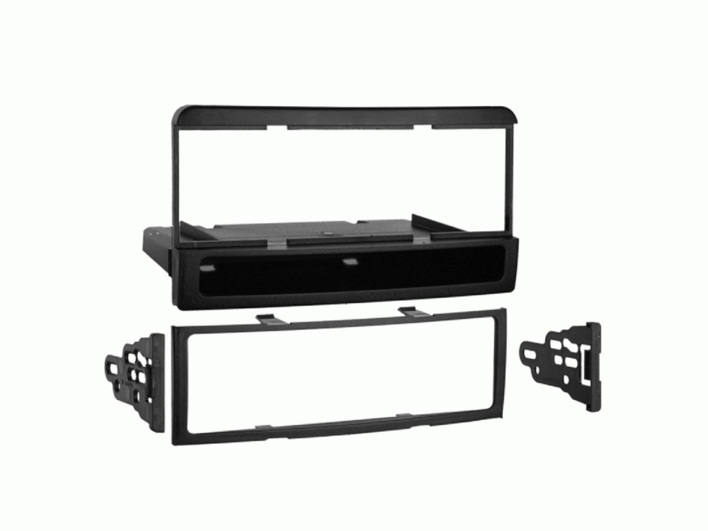 Monteringsramme 1-DIN med oppbevaringsrom Ford/Mazda/Mercury, svart