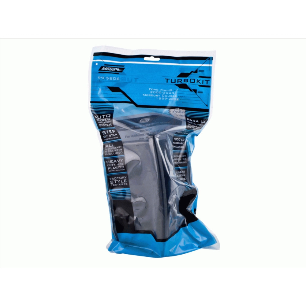 Monteringsramme 1-DIN med oppbevaringsrom Ford/Mazda/Mercury, svart