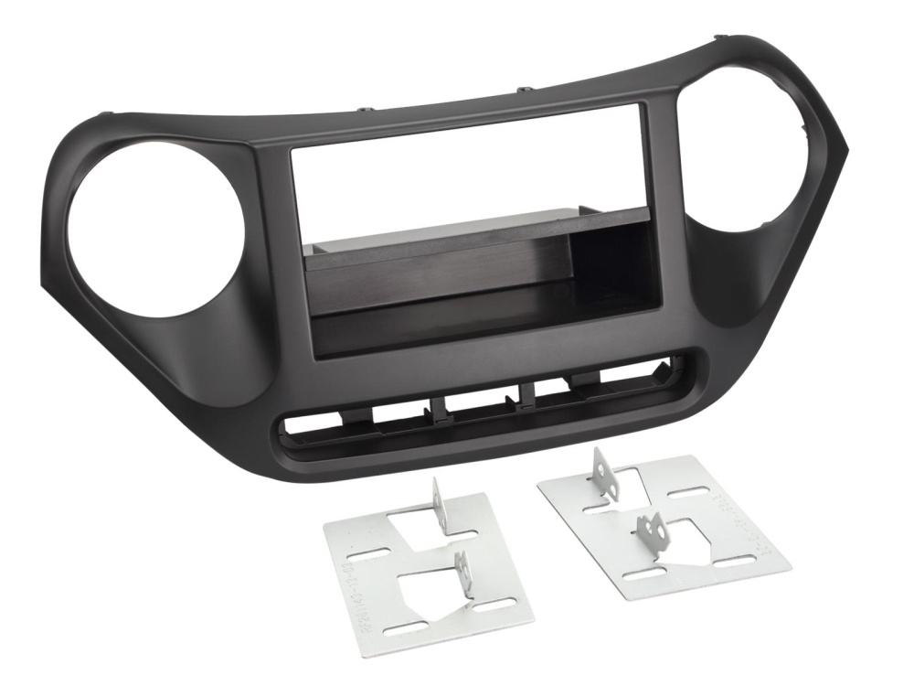 Monteringsramme 2-DIN med oppbevaringsrom Hyundai I10 2013-2019