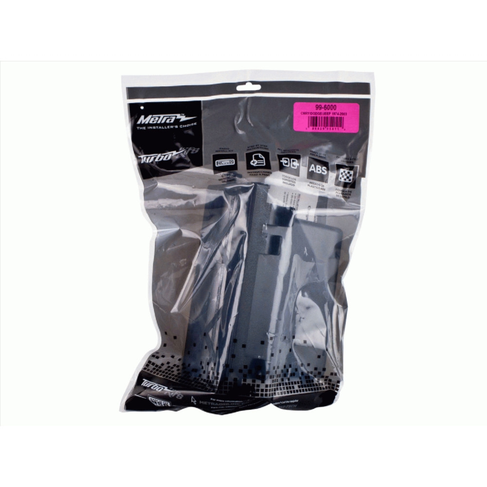 Monteringsramme 1-DIN med oppbevaringsrom, svart