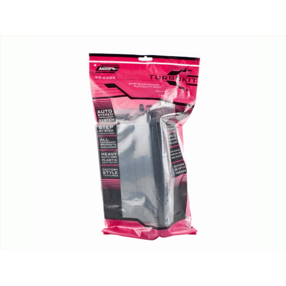 Monteringsramme 1-DIN med oppbevaringsrom Chrysler/Dodge/Jeep/Plymouth