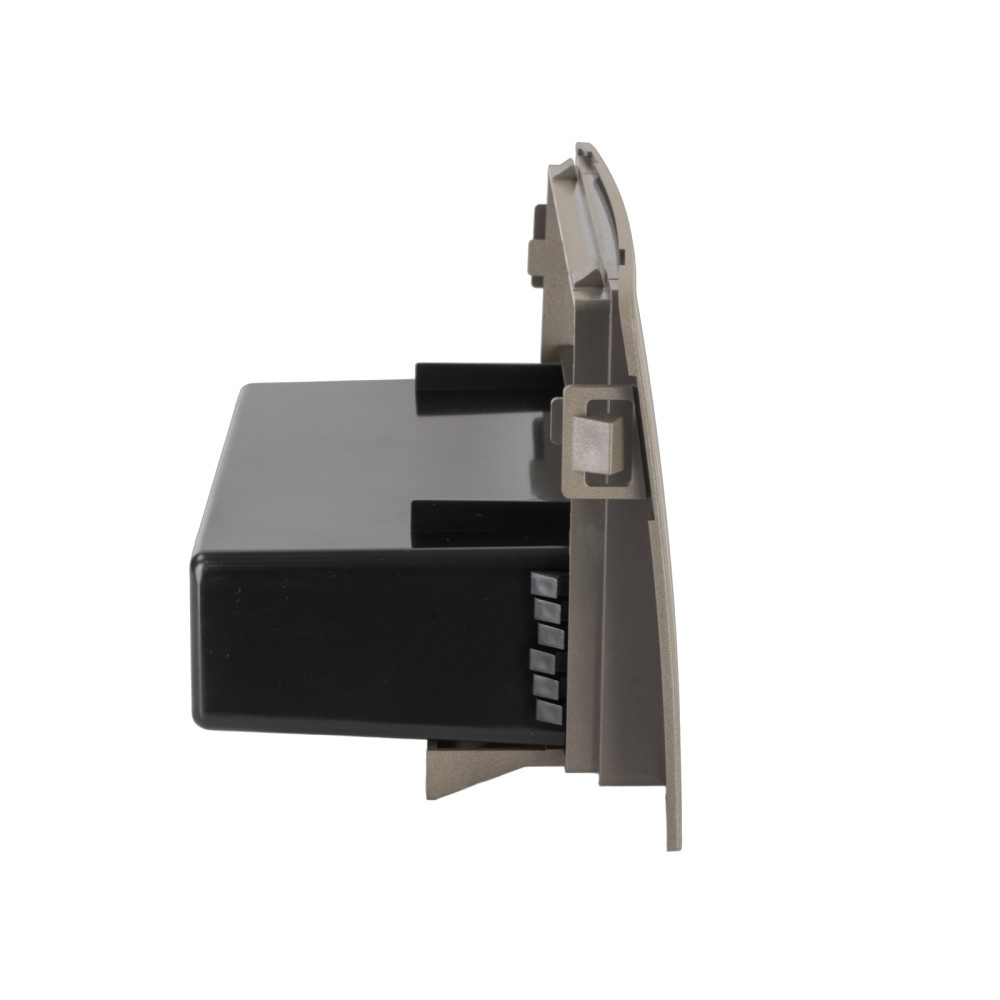 Monteringsramme 2-DIN Lancia Musa, antrasitt