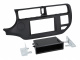 Monteringsramme 2-DIN med oppbevaringsrom, Kia Rio 09/2011-> Monteringsramme 2-DIN med oppbevaringsrom, Kia Rio 09/2011->