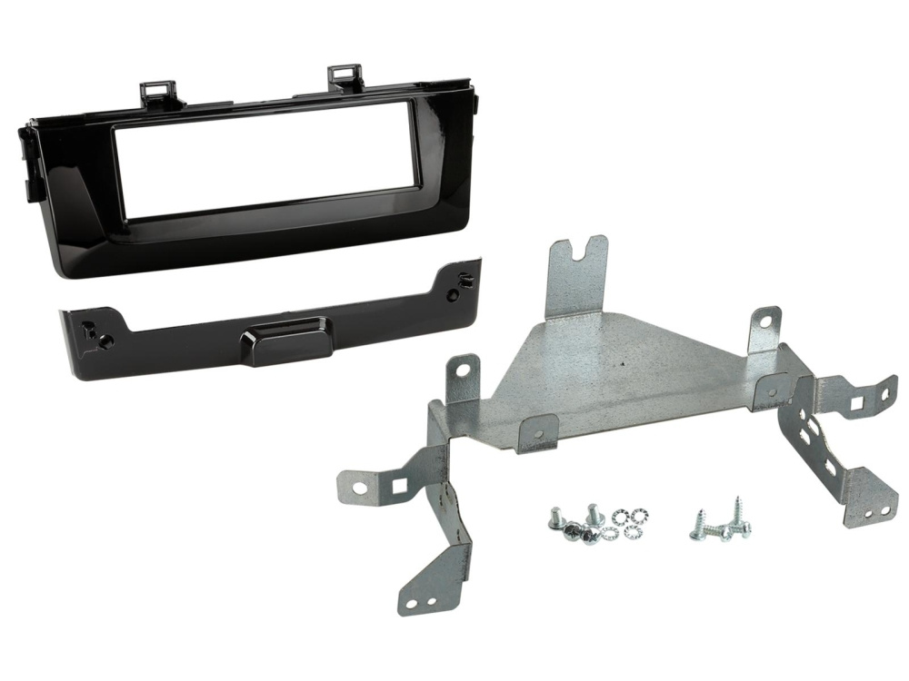Monteringsramme 1-DIN Kia Picanto 2017-2021, piano svart