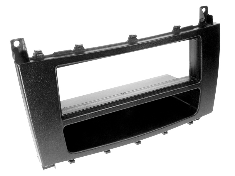 Stereo ramme 1-din med oppbevaring Mercedes C-klasse 2004-2007