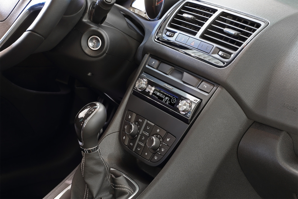 Monteringsramme 1-DIN Opel Meriva B, svart