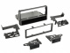 Monteringsramme 1-DIN Toyota Hilux 2005-2011, svart Monteringsramme 1-DIN Toyota Hilux 2005-2011, svart