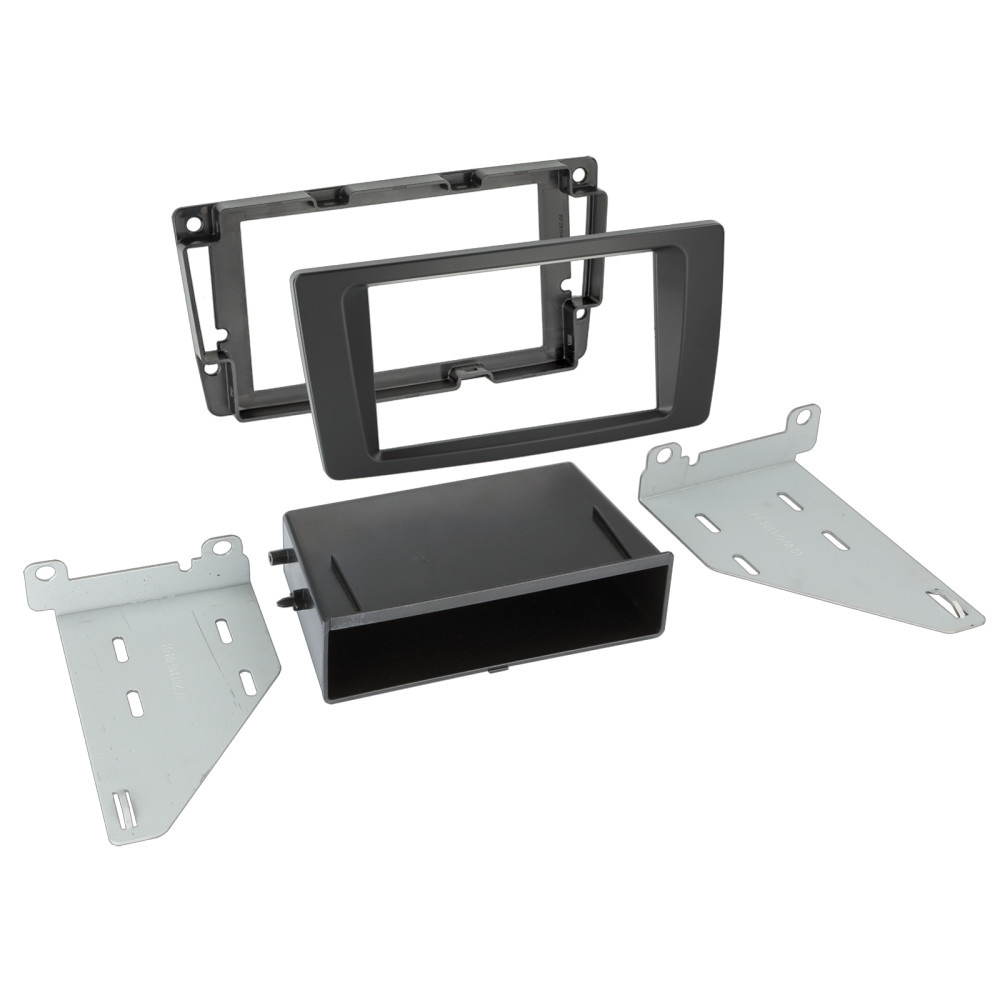 Monteringsramme 2-DIN med oppbevaringsrom, Skoda Octavia/Yeti