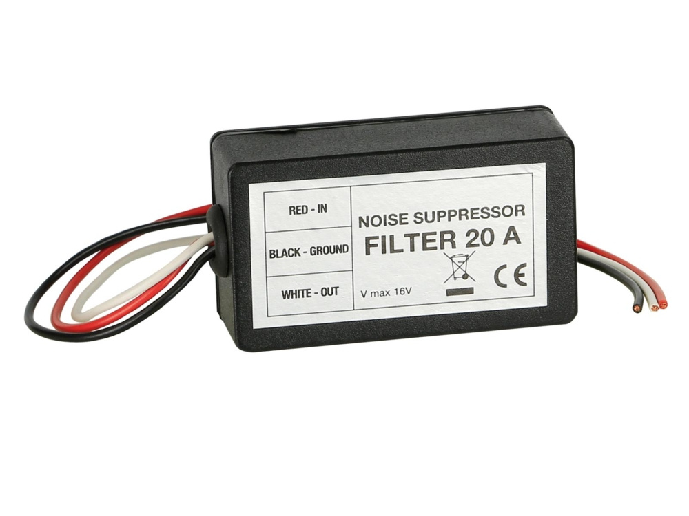 Brusfilter strømforsyning 20A