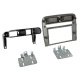 Monteringsramme 2-DIN Fiat Grande Punto, antrasitt Monteringsramme 2-DIN Fiat Grande Punto, antrasitt
