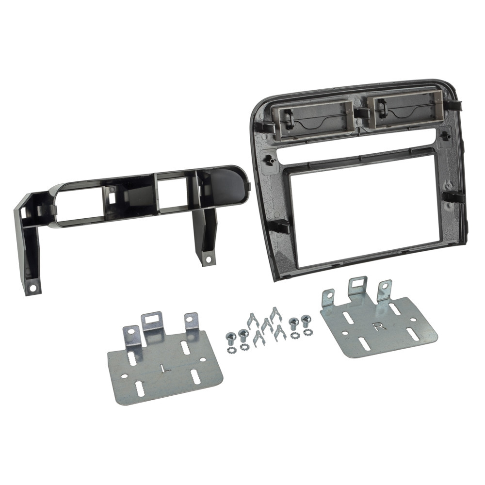Monteringsramme 2-DIN Fiat Grande Punto, svart