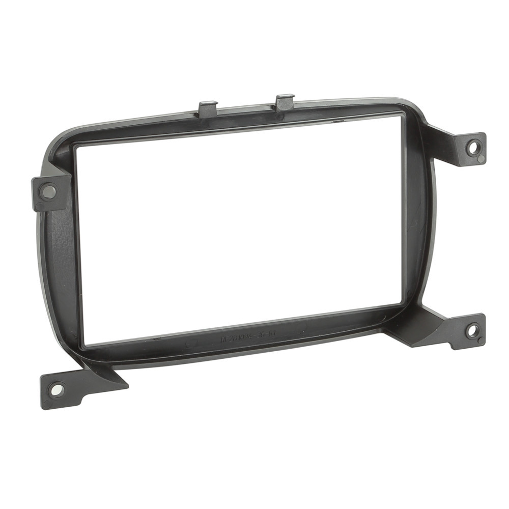 Monteringsramme 2-DIN Fiat 500, piano svart
