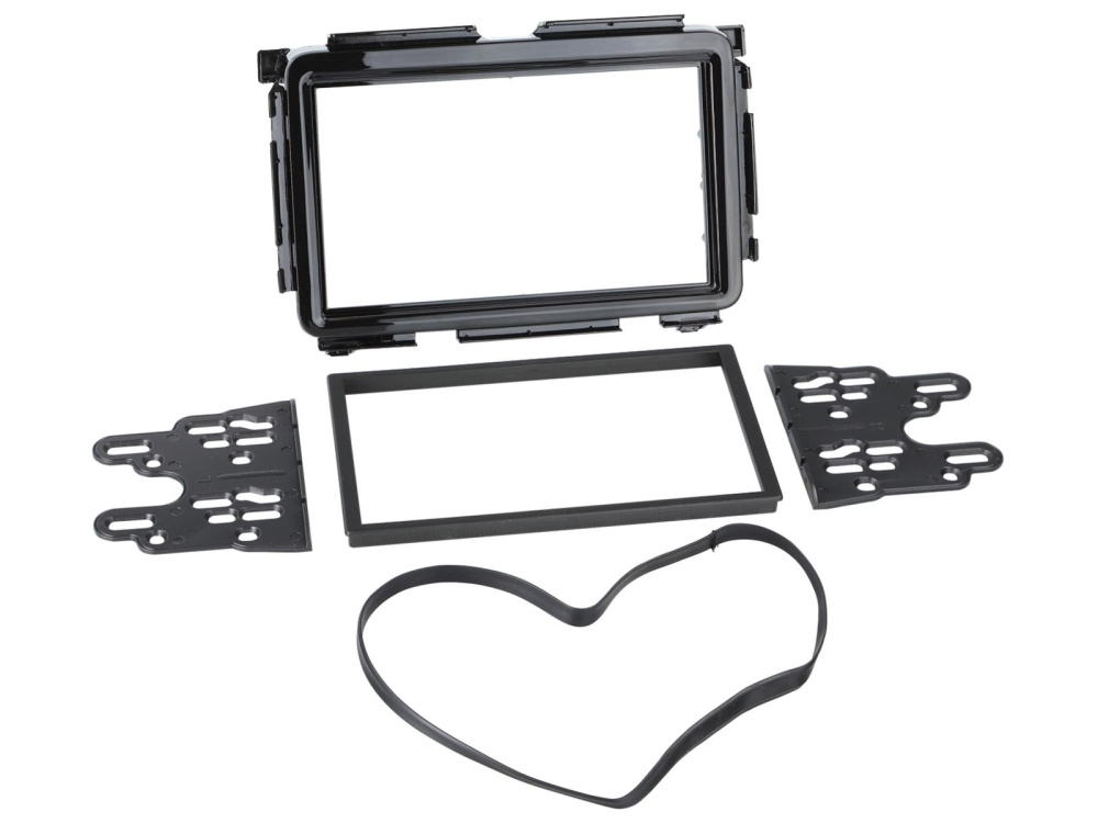 Monteringsramme 2-DIN Honda HR-V, svart
