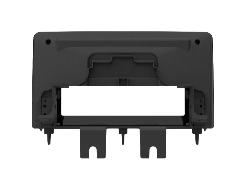 Monteringsramme 2-DIN Honda Civic, svart