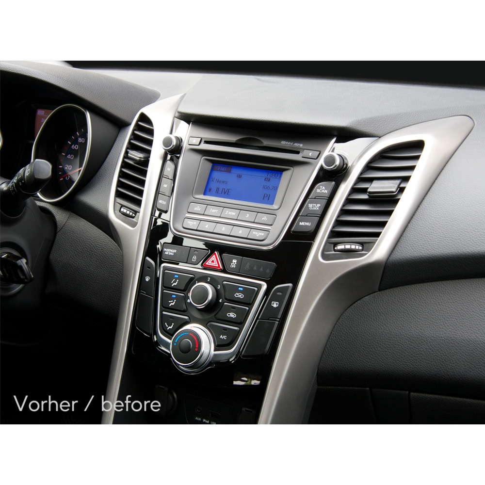 Monteringsram 2-din Hyundai i 30 2012-
