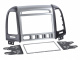 Monteringsramme 2-DIN Hyundai Santa Fe, sølv/svart Monteringsramme 2-DIN Hyundai Santa Fe, sølv/svart