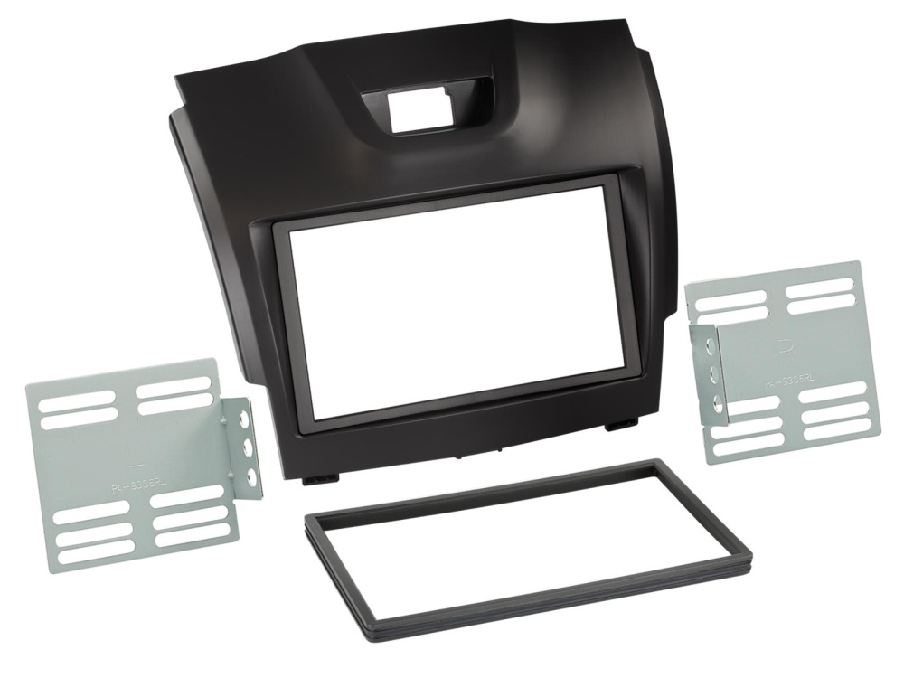 Monteringsramme 2-DIN Chevrolet/Isuzu, svart