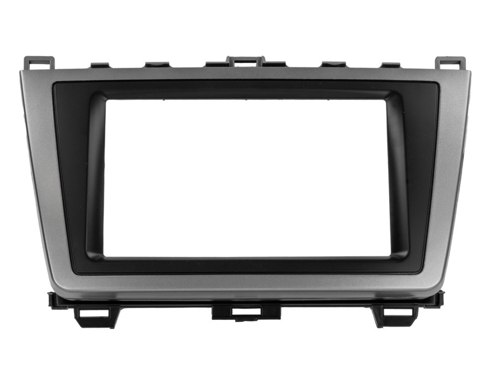 Monteringsramme 2-DIN Mazda 6, sølv/svart