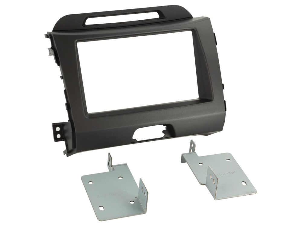 Monteringsramme 2-DIN Kia Sportage, mørkegrå