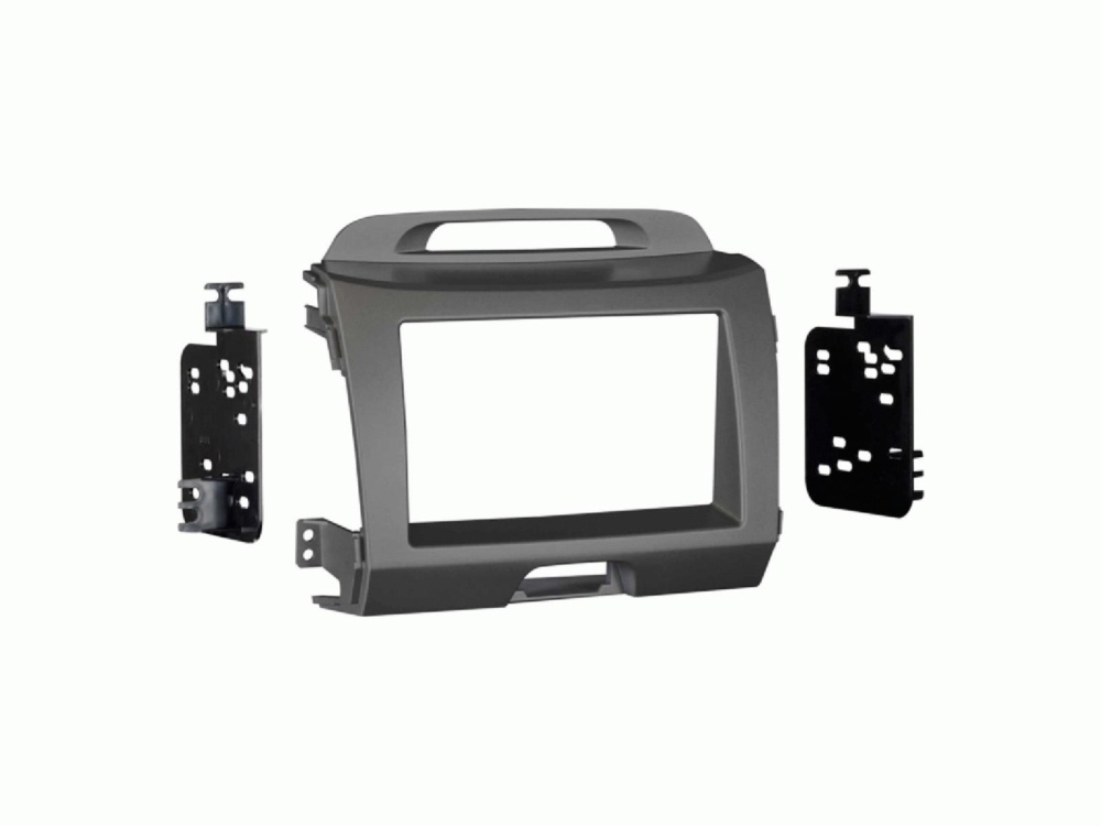 Monteringsramme 2-DIN Kia Sportage, grå