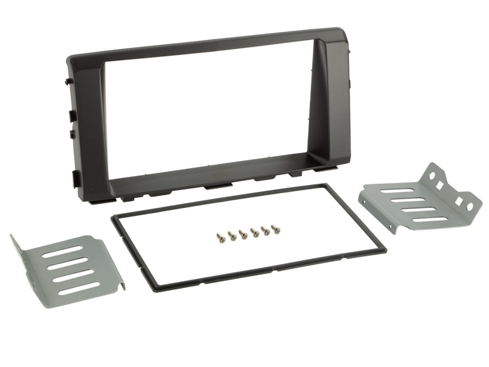 Monteringsramme 2-DIN Kia Rio svart