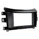 Monteringsramme 2-DIN Nissan/Renault, piano svart Monteringsramme 2-DIN Nissan/Renault, piano svart
