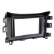 Monteringsramme 2-DIN Nissan/Renault, piano svart Monteringsramme 2-DIN Nissan/Renault, piano svart