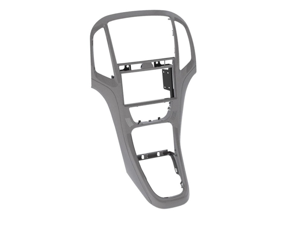 Monteringsramme 2-DIN Opel Astra J, titan grå