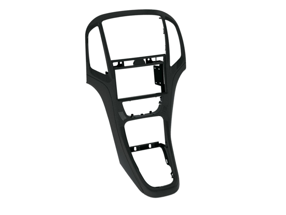 Monteringsramme 2-DIN Opel Astra J, perlesvart