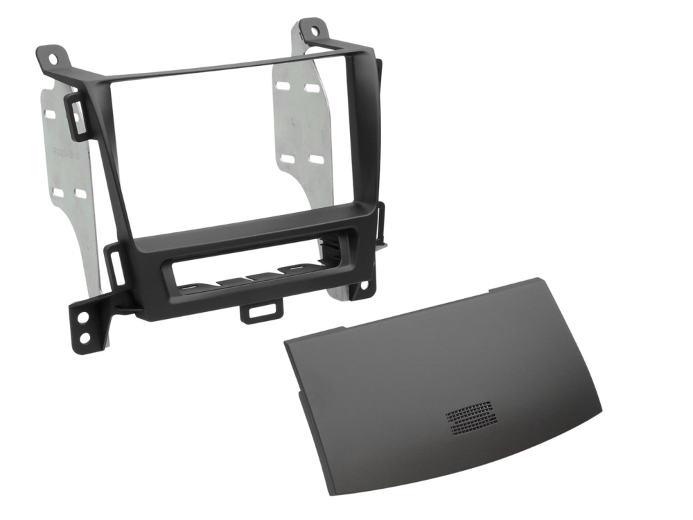 Monteringsramme 2-DIN Opel Zafira Tourer, jet svart