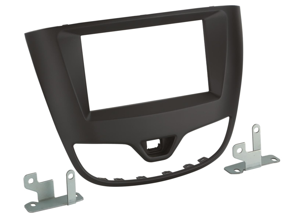 Monteringsramme 2-DIN Opel Karl 2017-2019, svart