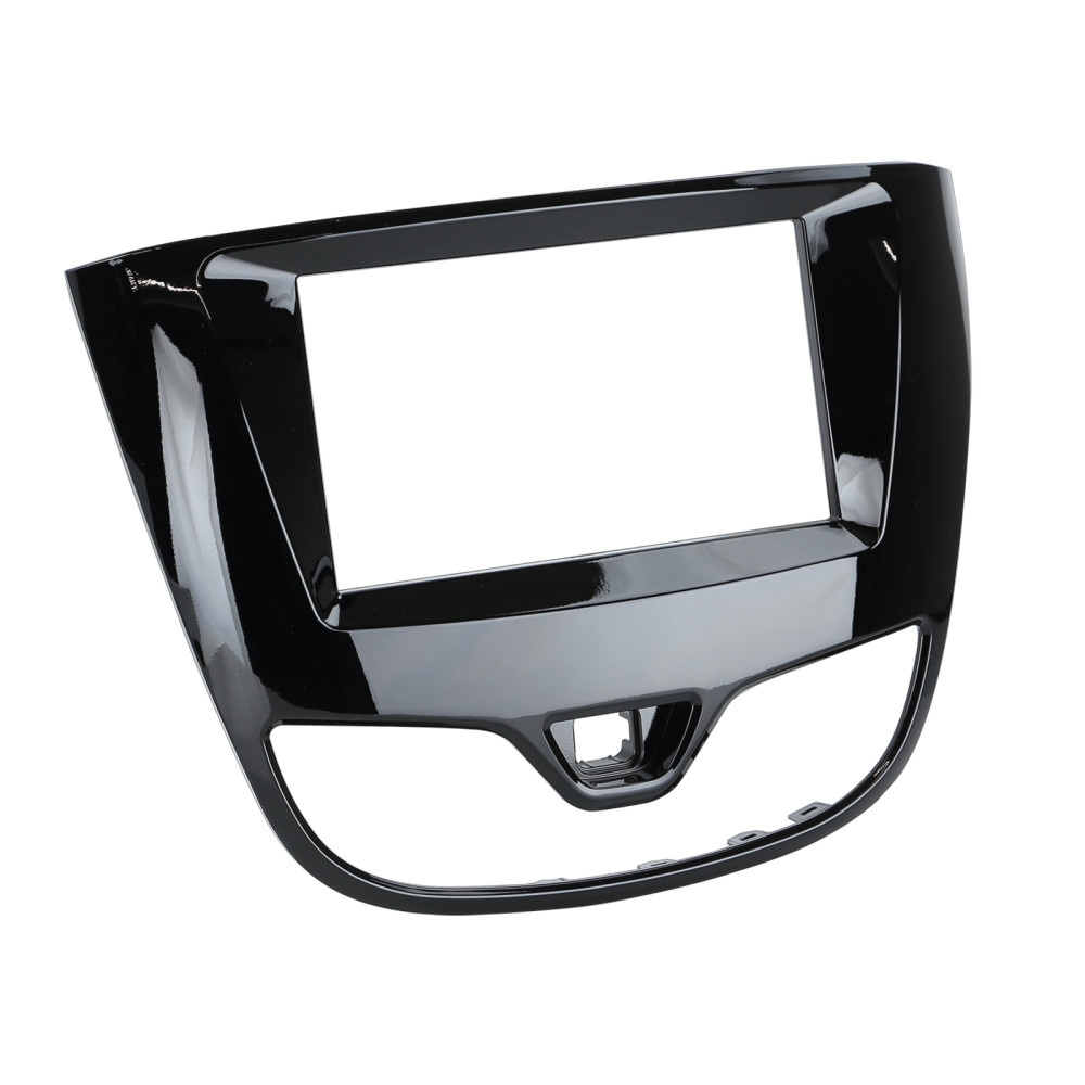 Monteringsramme 2-DIN Opel Karl 2017-2019, piano svart