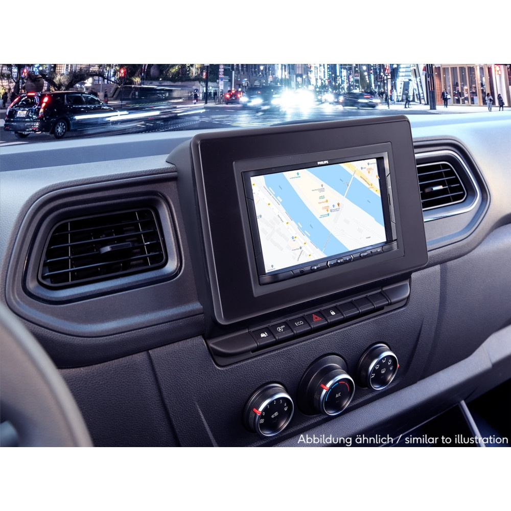 Monteringsramme 2-DIN Nissan/Opel/Renault