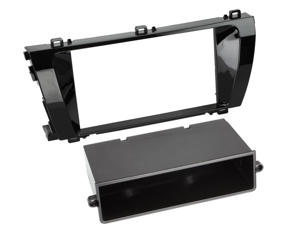 Monteringsramme 2-DIN Toyota Corolla, svart