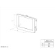 Monteringsram 2-DIN VW T5/Touareg 2003-2010 Monteringsram 2-DIN VW T5/Touareg 2003-2010