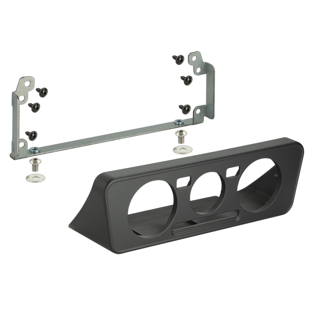 Monteringsramme 2-DIN Seat/Skoda/VW, svart
