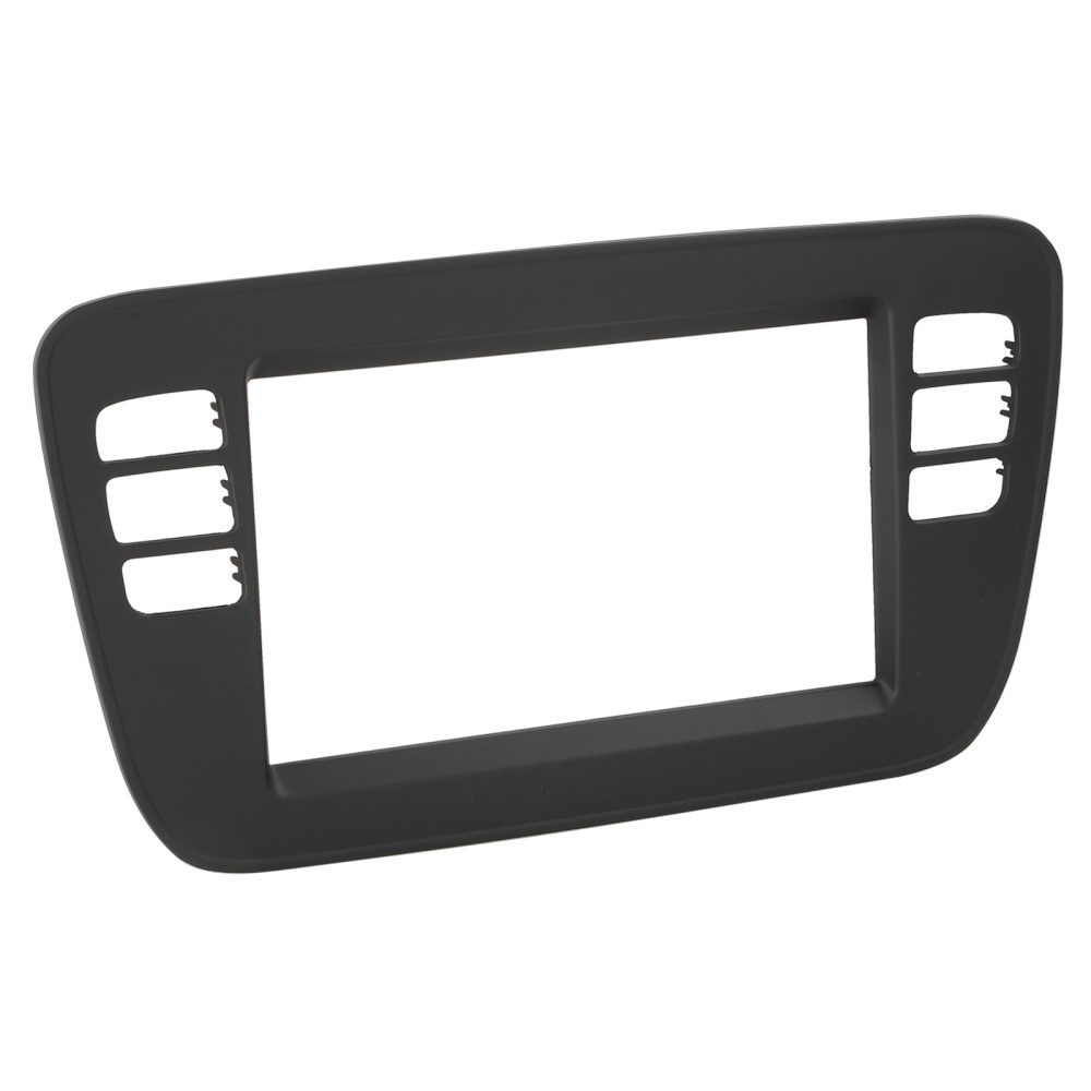 Monteringsramme 2-DIN Seat/Skoda/VW, svart