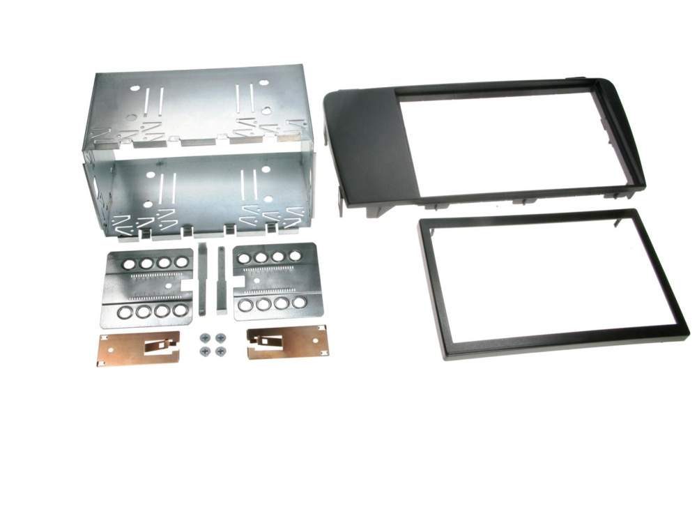 Monteringsramme 2-DIN Volvo S60/V60/S70/V70/XC70 svart
