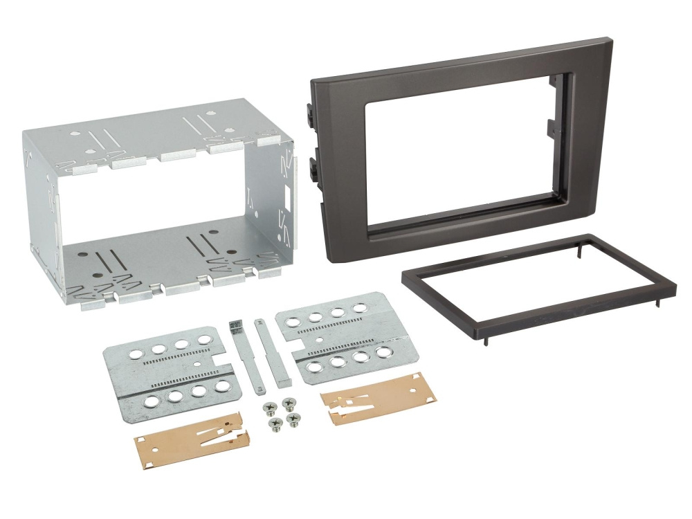 Monteringsramme 2-DIN Volvo XC90, svart