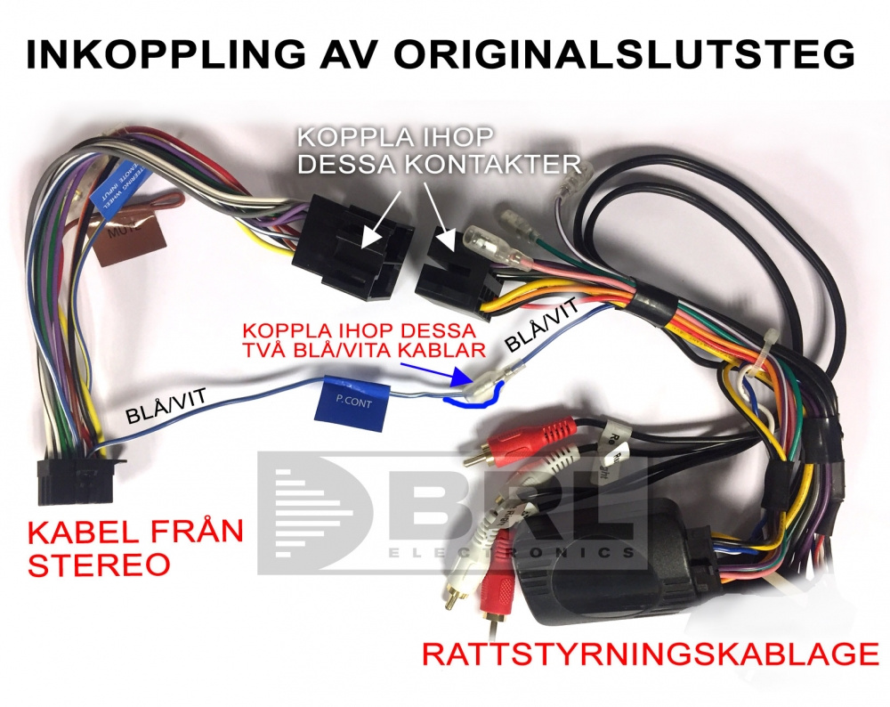 ACV Rattstyringskabel Audi CAN-Bus (Enkeldin original)