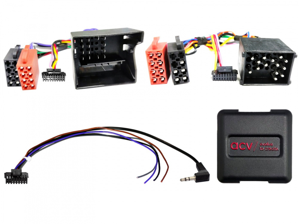 Rattstyrningskablage BMW/Mini 17  & 40 Pin Quadlock
