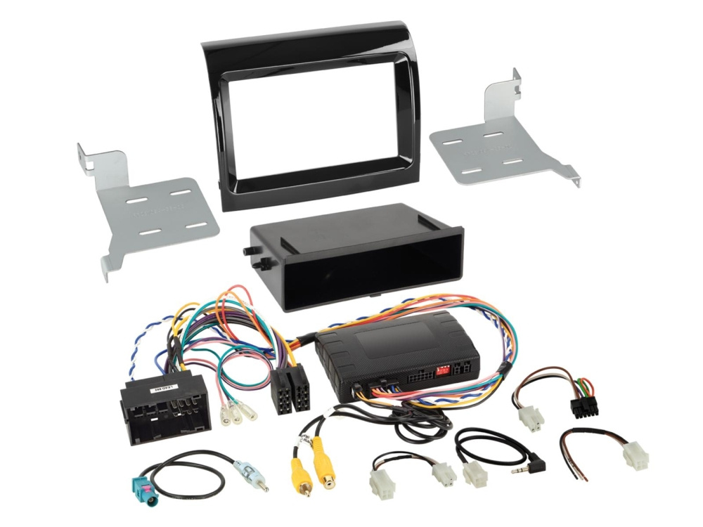 Installasjonssett 2-DIN med oppbevaringsrom Citroen/Fiat/Opel/Peugeot